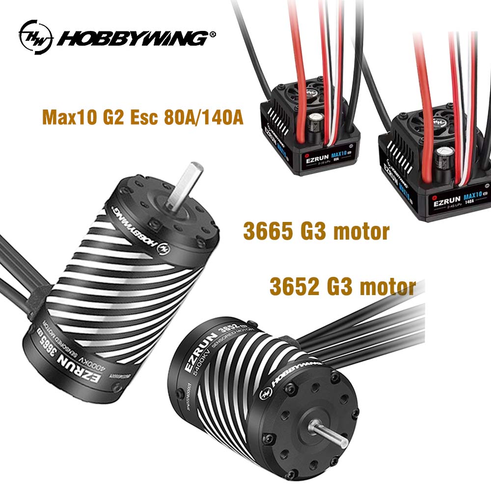 Rc Hobby World - Combo Hobbywing Brushless Sensored 3652 3665