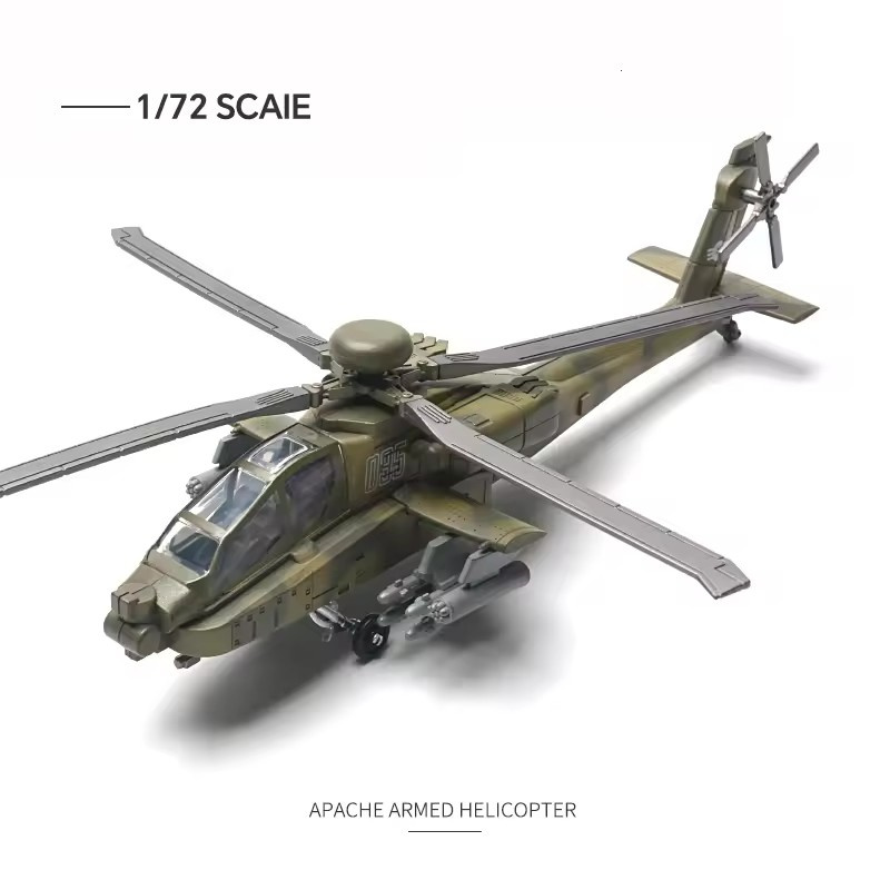 Rc Helicopter Hobby Grade - Avions jouets échelle 1:72, hélicoptère armée