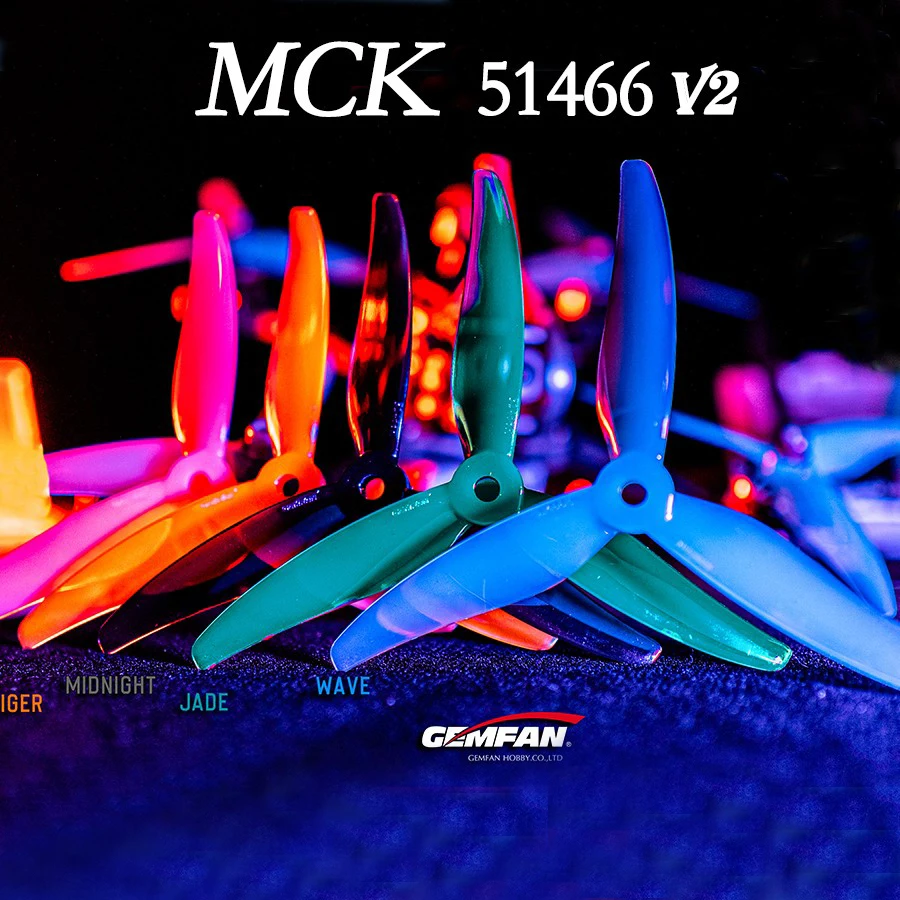 Rc Hobby Warehouse - 24 pièces/12 paires Gemfan 51466 V2