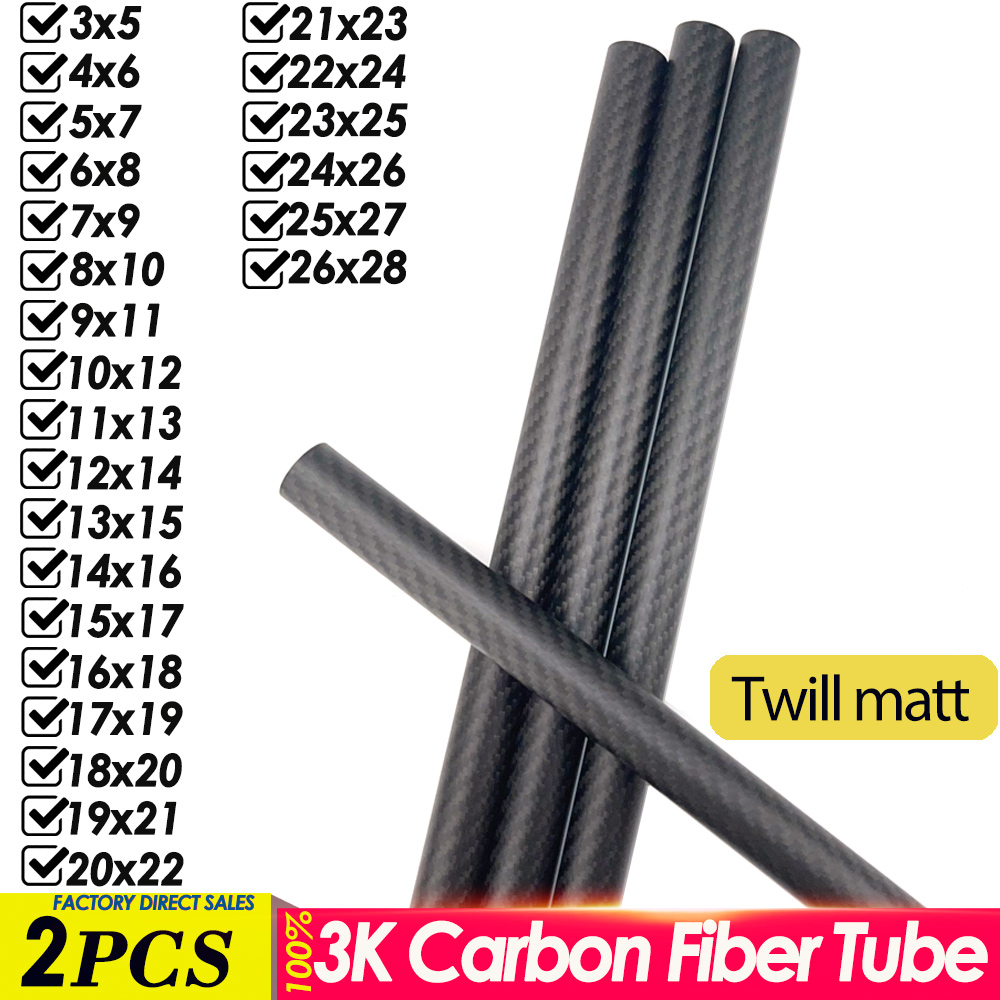 Rc Hobby Youtube - Tube en Fiber de carbone Pure