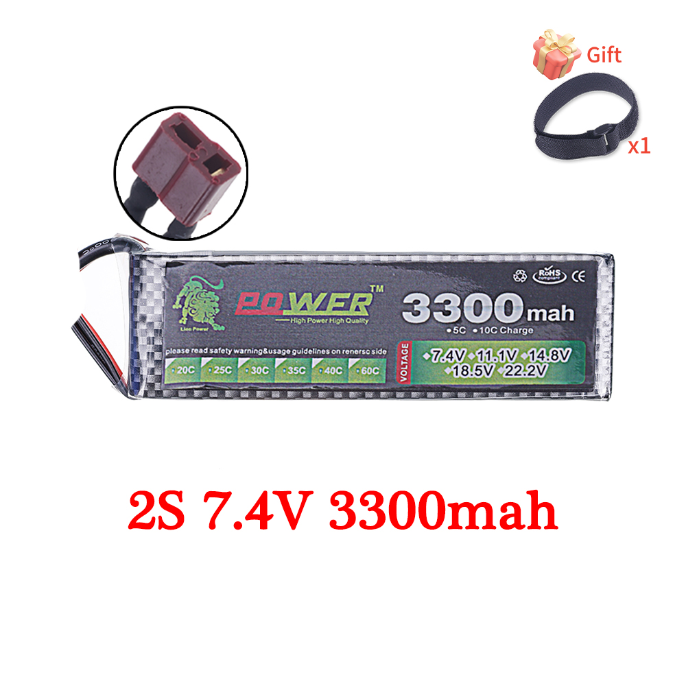 Batterie Lipo 60C 3300mAh 7.4V - Rc Hobby Trucks avis et prix
