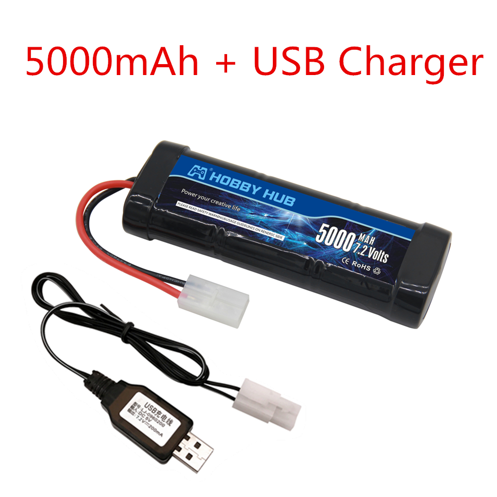 Nouvelle batterie 7.2V 5000/68 - Rc Hobby Trucks avis et prix