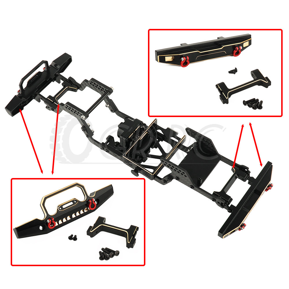 TRX4M laiton noir revêtement a - Rc Hobby Warehouse avis et prix