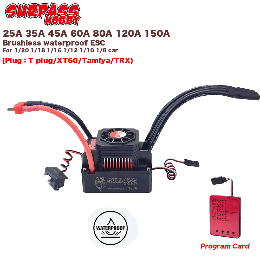 SURPASS HOBBY KK 150A 120A 80A - Esc Waterproof 60A avis et prix
