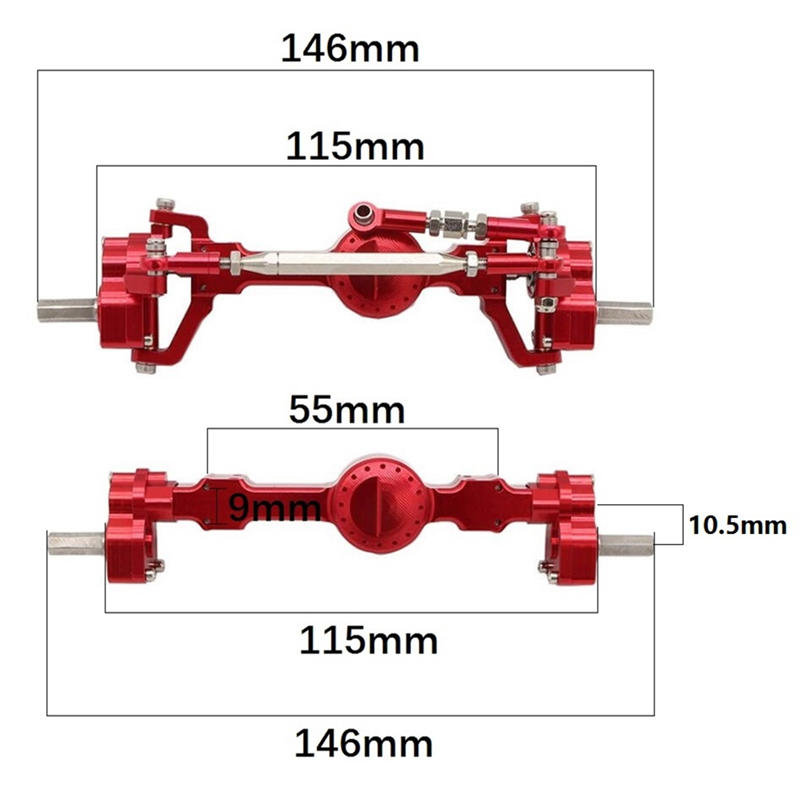 Essieu de portail avant et arr - Rc Hobby Warehouse avis et prix