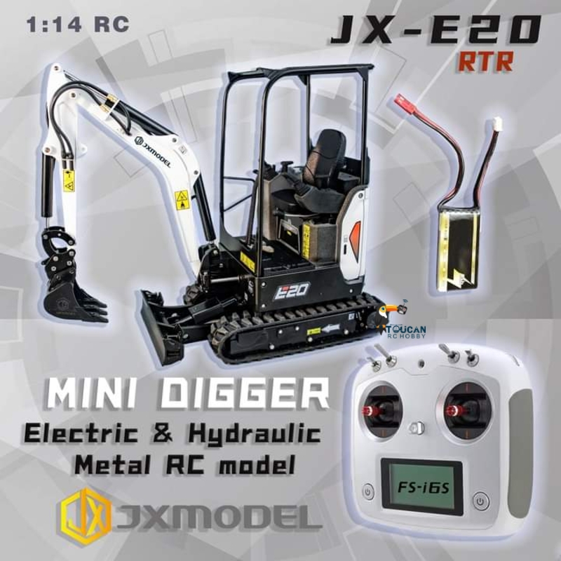 Mini-excavatrice RC RTR JX E20 - Rc Hobby Trucks avis et prix
